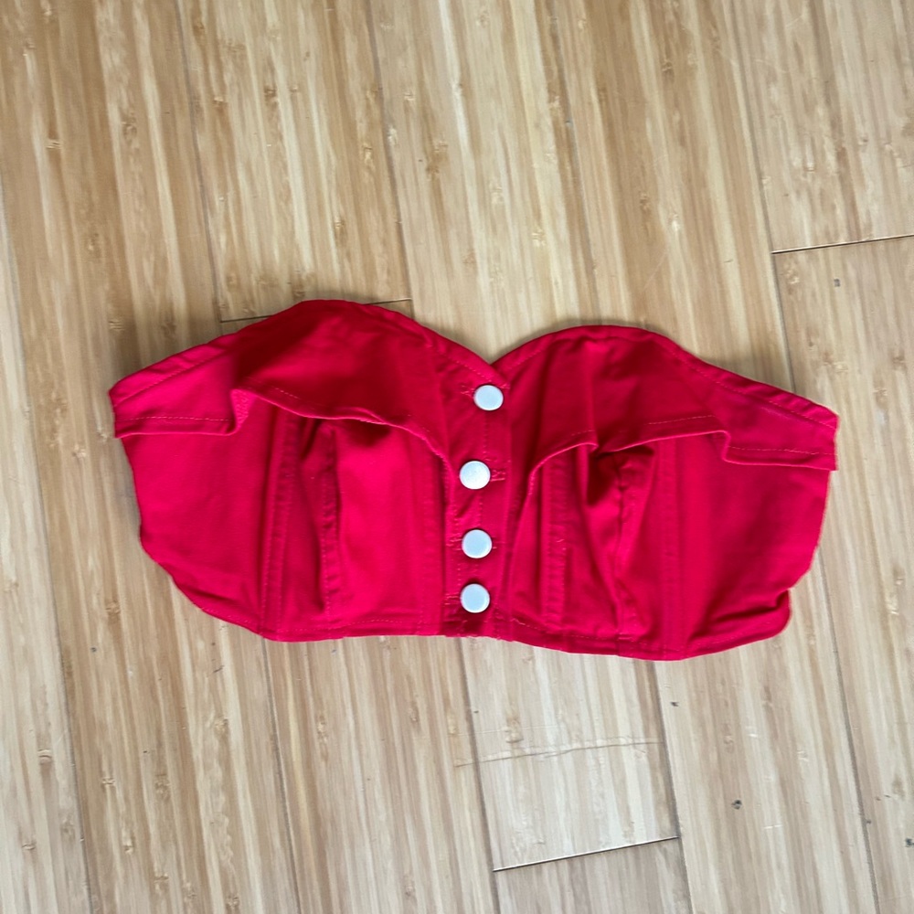 1950s reproduction crop bustier